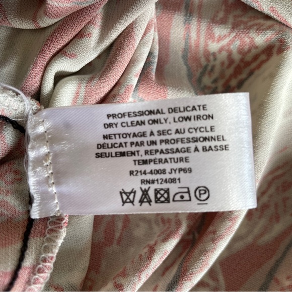 PROENZA Schouler NWT Swirl Print Jersey Turtleneck Top in Red Multi M - Picture 12 of 16